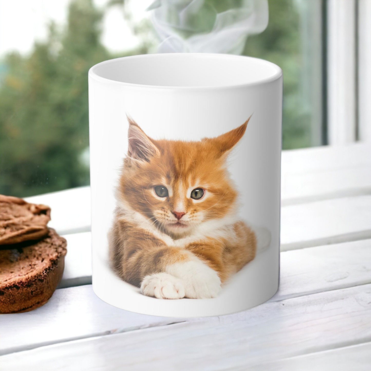 Enchanting Cat Kitten Heat Sensitive Mug - Lovely Pet Magic Morphing Mug 11oz - Coffee Tea Cup - Perfect Gift for Pet Lovers 4