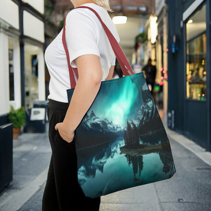 Aurora Borealis Tote Bag (AOP) - Northern Lights Bag