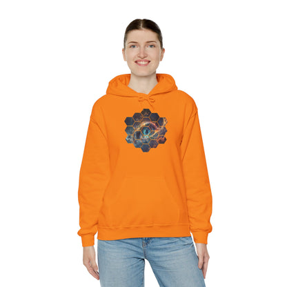 JWST Unisex Heavy Blend™ Hooded Sweatshirt - Space Horsehead Nebula Galaxy Universe - Autumn Fall T-shirt - Astronomy Gift