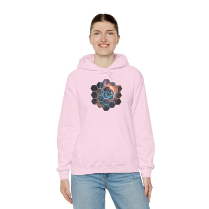 JWST Unisex Heavy Blend™ Hooded Sweatshirt - Space Horsehead Nebula Galaxy Universe - Autumn Fall T-shirt - Astronomy Gift