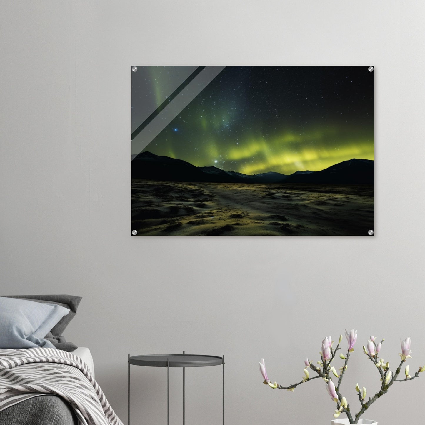 Unique Aurora Borealis Acrylic Prints - Multi Size Personalized Northern Light View - Modern Wall Art - Perfect Aurora Lovers Gift 7