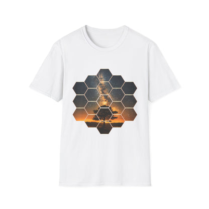 JWST Unisex Softstyle T-Shirt - Tree Milky Way Space Nebula Galaxy Universe - Autumn Fall T-shirt - Astronomy Gift