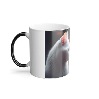 Enchanting Cat Kitten Heat Sensitive Mug - Lovely Pet Magic Morphing Mug 11oz - Coffee Tea Cup - Perfect Gift for Pet Lovers 3