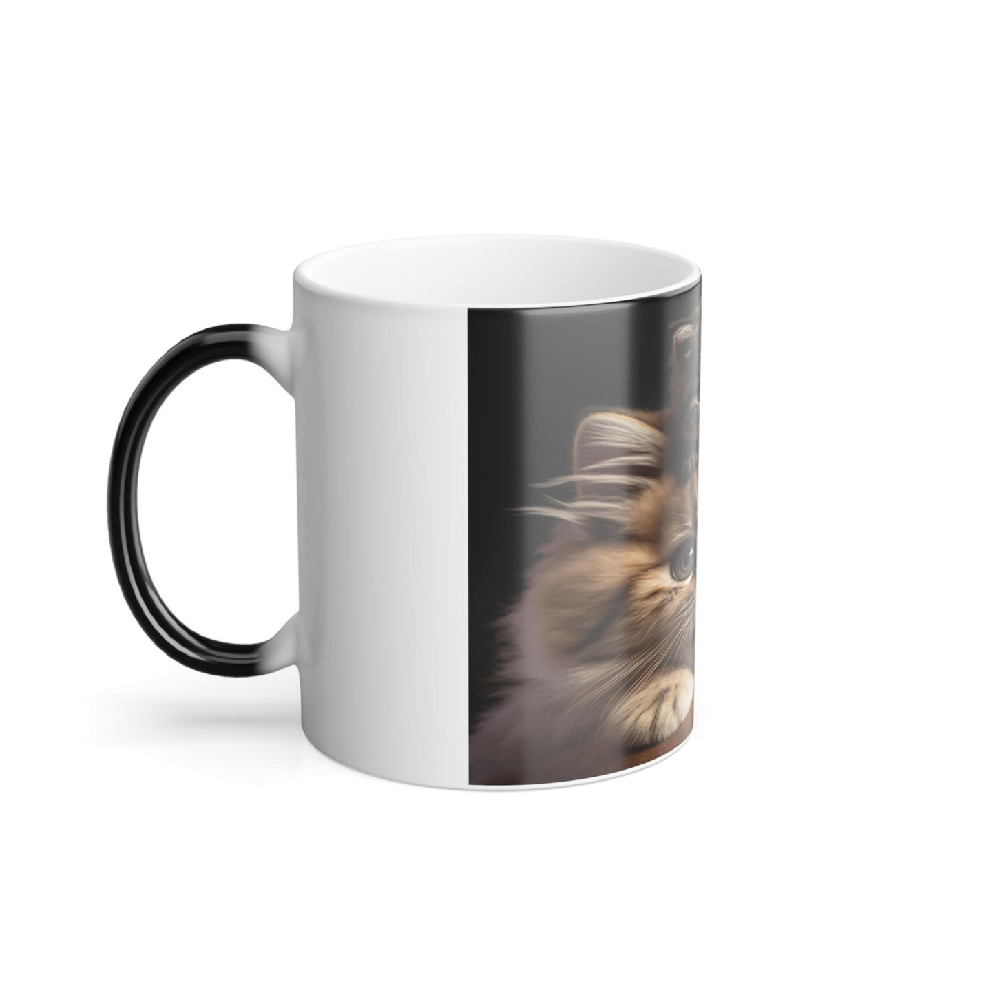 Enchanting Cat Kitten Heat Sensitive Mug - Lovely Pet Magic Morphing Mug 11oz - Coffee Tea Cup - Perfect Gift for Pet Lovers 3