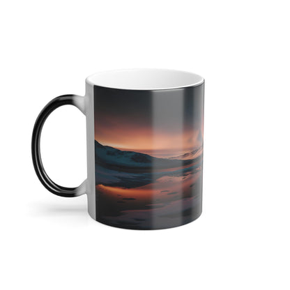 Enchanting Aurora Borealis Heat Sensitive Mug - Northern Lights Magic Color Morphing Mug 11oz - Heat Reactive Night Sky Coffee Cup - Perfect Gift for Nature Lovers 20