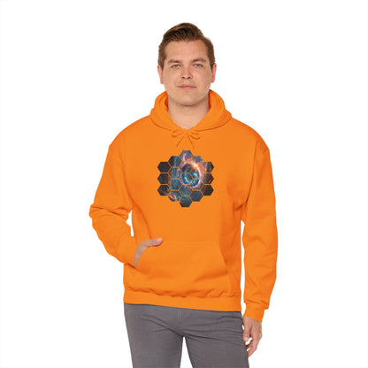 JWST Unisex Heavy Blend™ Hooded Sweatshirt - Space Horsehead Nebula Galaxy Universe - Autumn Fall T-shirt - Astronomy Gift