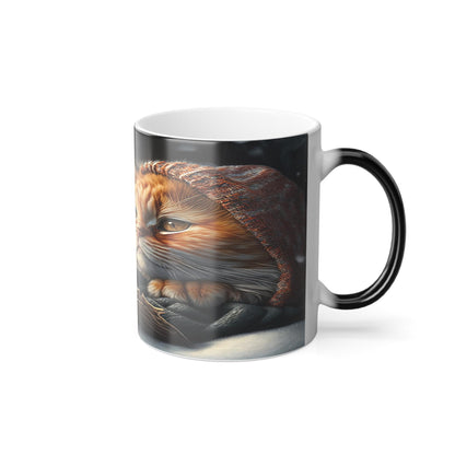 Enchanting Cat Kitten Heat Sensitive Mug - Lovely Pet Magic Morphing Mug 11oz - Coffee Tea Cup - Perfect Gift for Pet Lovers 3