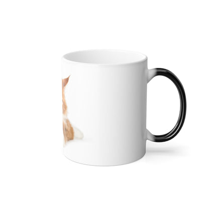 Enchanting Cat Kitten Heat Sensitive Mug - Lovely Pet Magic Morphing Mug 11oz - Coffee Tea Cup - Perfect Gift for Pet Lovers 4