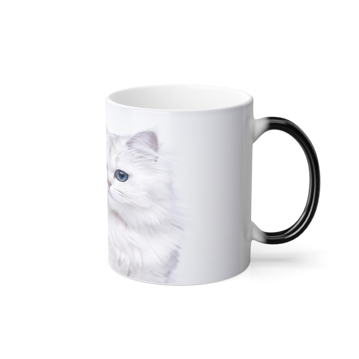 Enchanting Cat Kitten Heat Sensitive Mug - Lovely Pet Magic Morphing Mug 11oz - Coffee Tea Cup - Perfect Gift for Pet Lovers 4