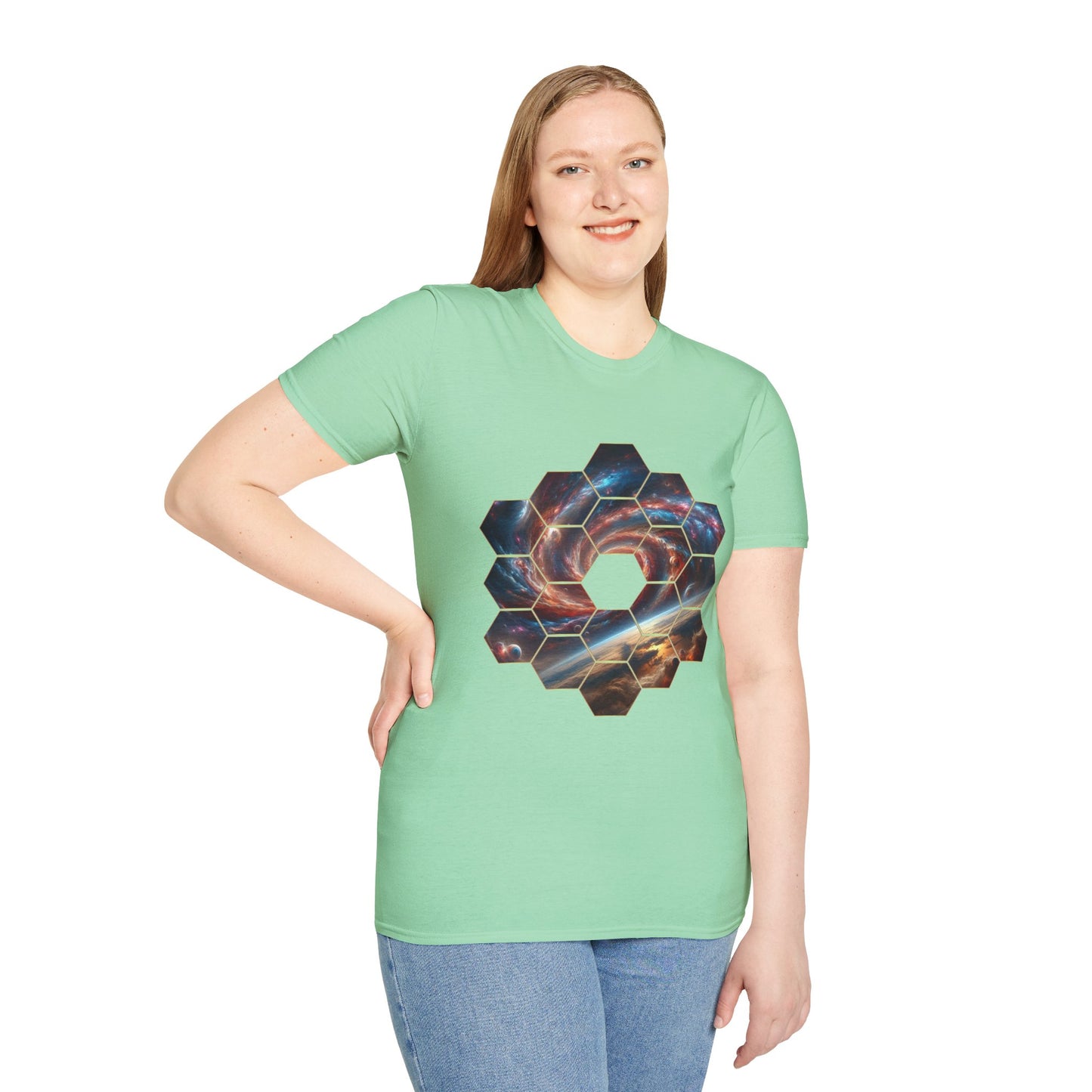 JWST Unisex Softstyle T-Shirt - Gildan 64000 - Space Horsehead Nebula Galaxy Universe - Autumn Fall T-shirt - Astronomy Gift