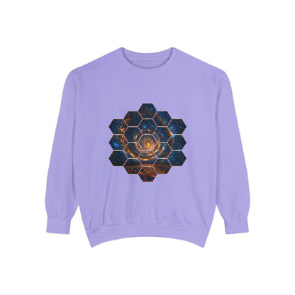 JWST Unisex Garment-Dyed Sweatshirt - Space Horsehead Nebula Galaxy Universe - Autumn Fall T-shirt - Astronomy Gift