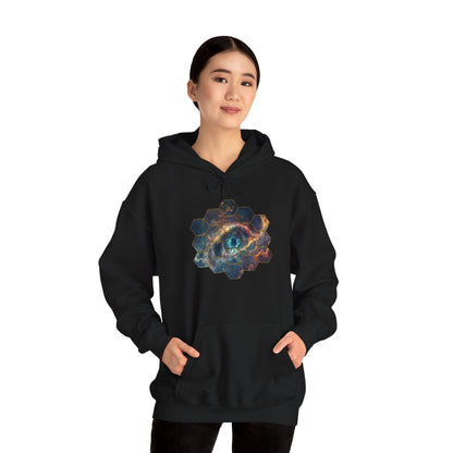 JWST Unisex Heavy Blend™ Hooded Sweatshirt - Space Horsehead Nebula Galaxy Universe - Autumn Fall T-shirt - Astronomy Gift