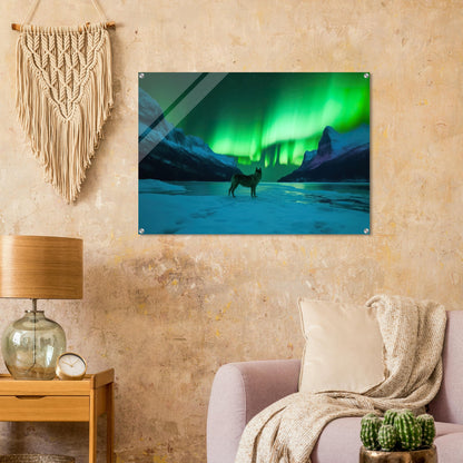 Unique Aurora Borealis Acrylic Prints - Multi Size Personalized Northern Light View - Modern Wall Art - Perfect Aurora Lovers Gift 2
