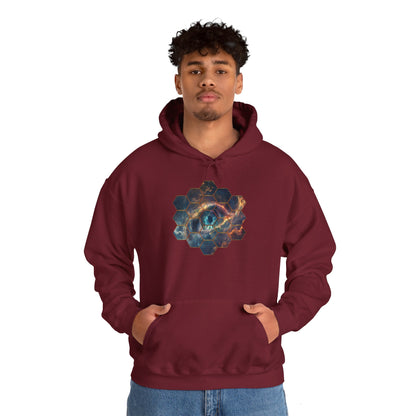 JWST Unisex Heavy Blend™ Hooded Sweatshirt - Space Horsehead Nebula Galaxy Universe - Autumn Fall T-shirt - Astronomy Gift