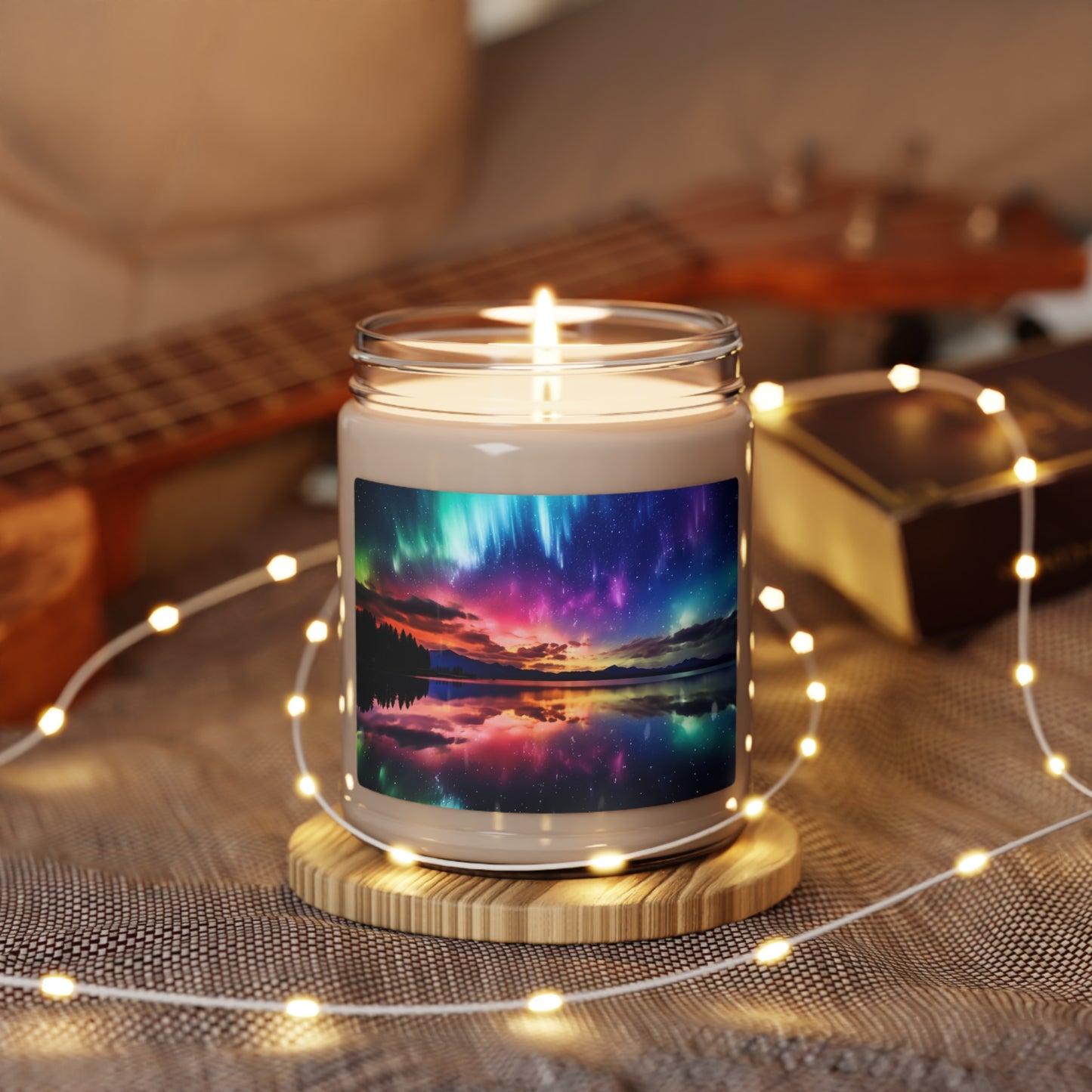 Lumient | Scented Soy Candle | 9oz | Aurora Borealis View - Northern Light Souvenir | Night Sky Charm | Amazing Soft Scents | Perfect Aurora Lovers Gift