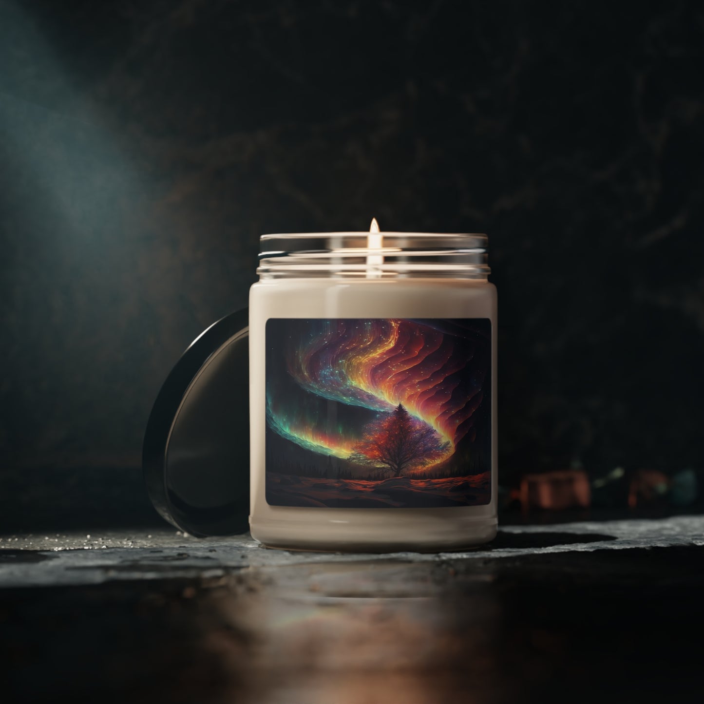 Lumient | Scented Soy Candle | 9oz | Aurora Borealis View - Northern Light Souvenir | Night Sky Charm | Amazing Soft Scents | Perfect Aurora Lovers Gift