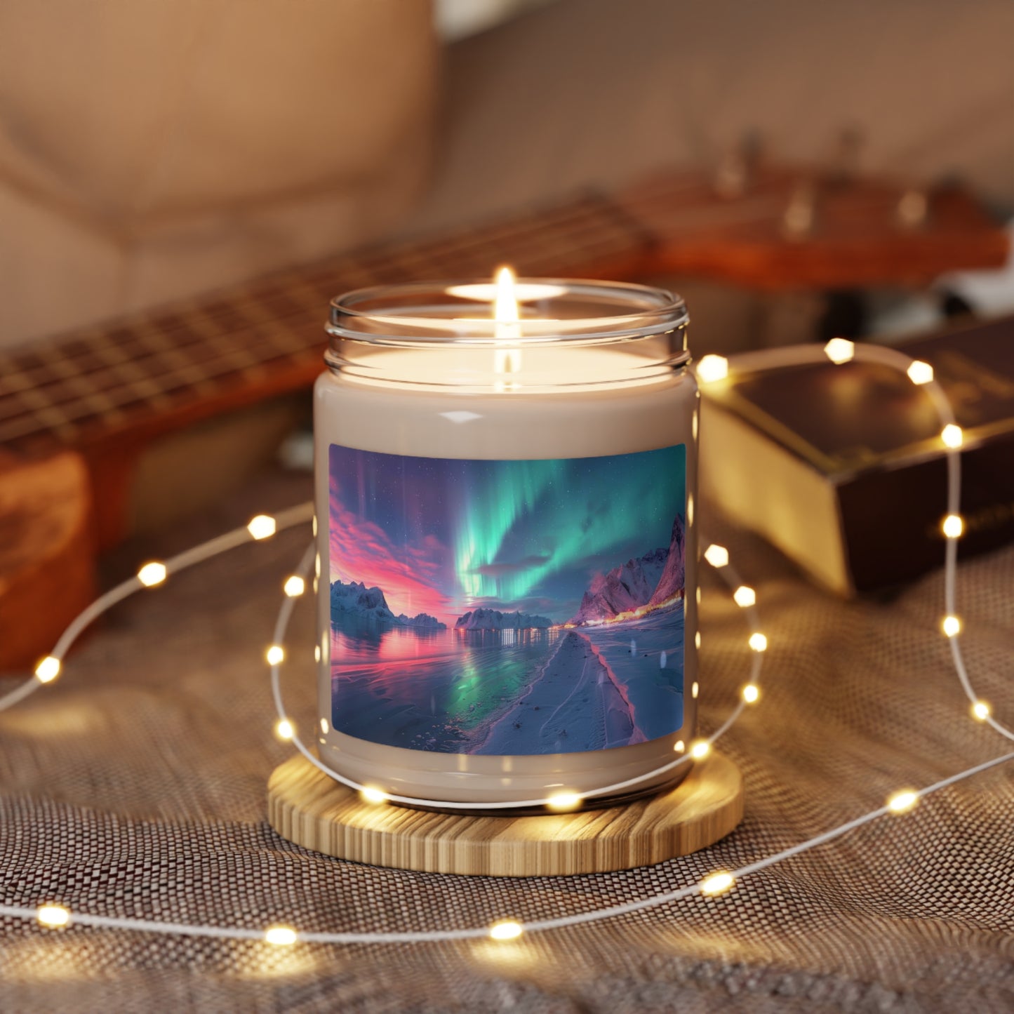 Lumient | Scented Soy Candle | 9oz | Aurora Borealis View - Northern Light Souvenir | Night Sky Charm | Amazing Soft Scents | Perfect Aurora Lovers Gift