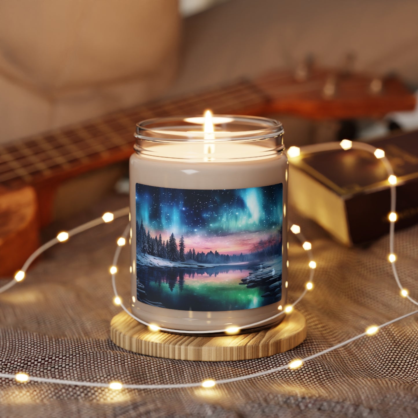 Lumient | Scented Soy Candle | 9oz | Aurora Borealis View - Northern Light Souvenir | Night Sky Charm | Amazing Soft Scents | Perfect Aurora Lovers Gift