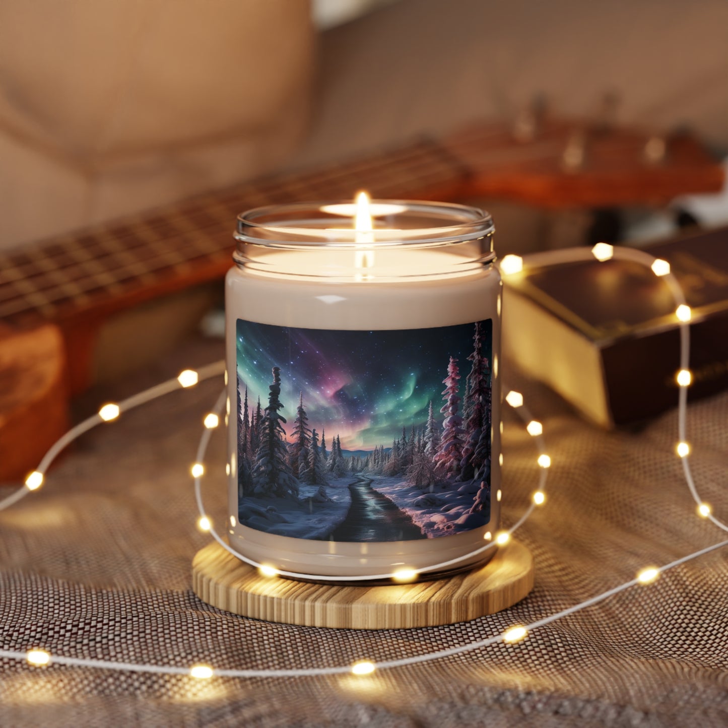 Lumient | Scented Soy Candle | 9oz | Aurora Borealis View - Northern Light Souvenir | Night Sky Charm | Amazing Soft Scents | Perfect Aurora Lovers Gift