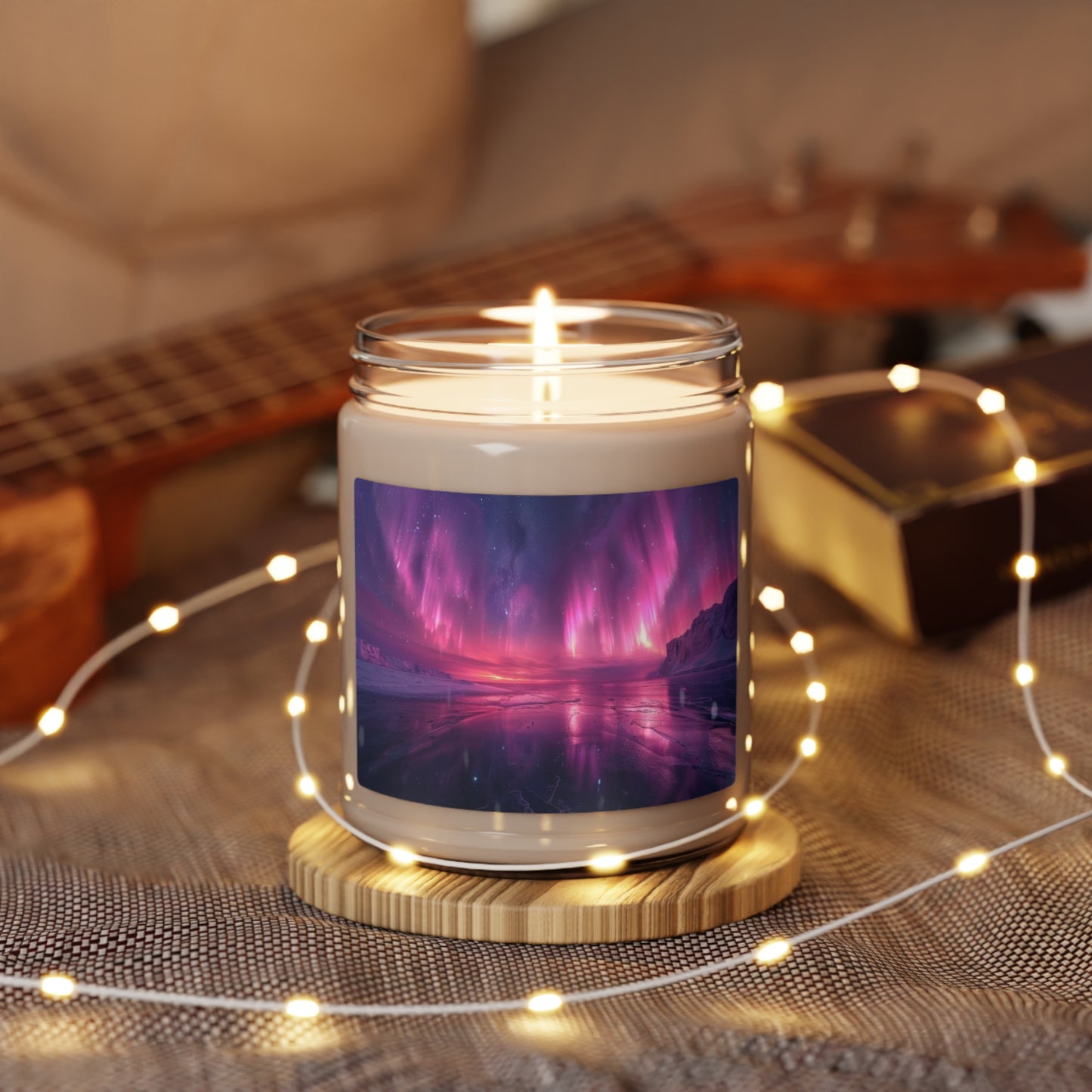 Lumient | Scented Soy Candle | 9oz | Aurora Borealis View - Northern Light Souvenir | Night Sky Charm | Amazing Soft Scents | Perfect Aurora Lovers Gift