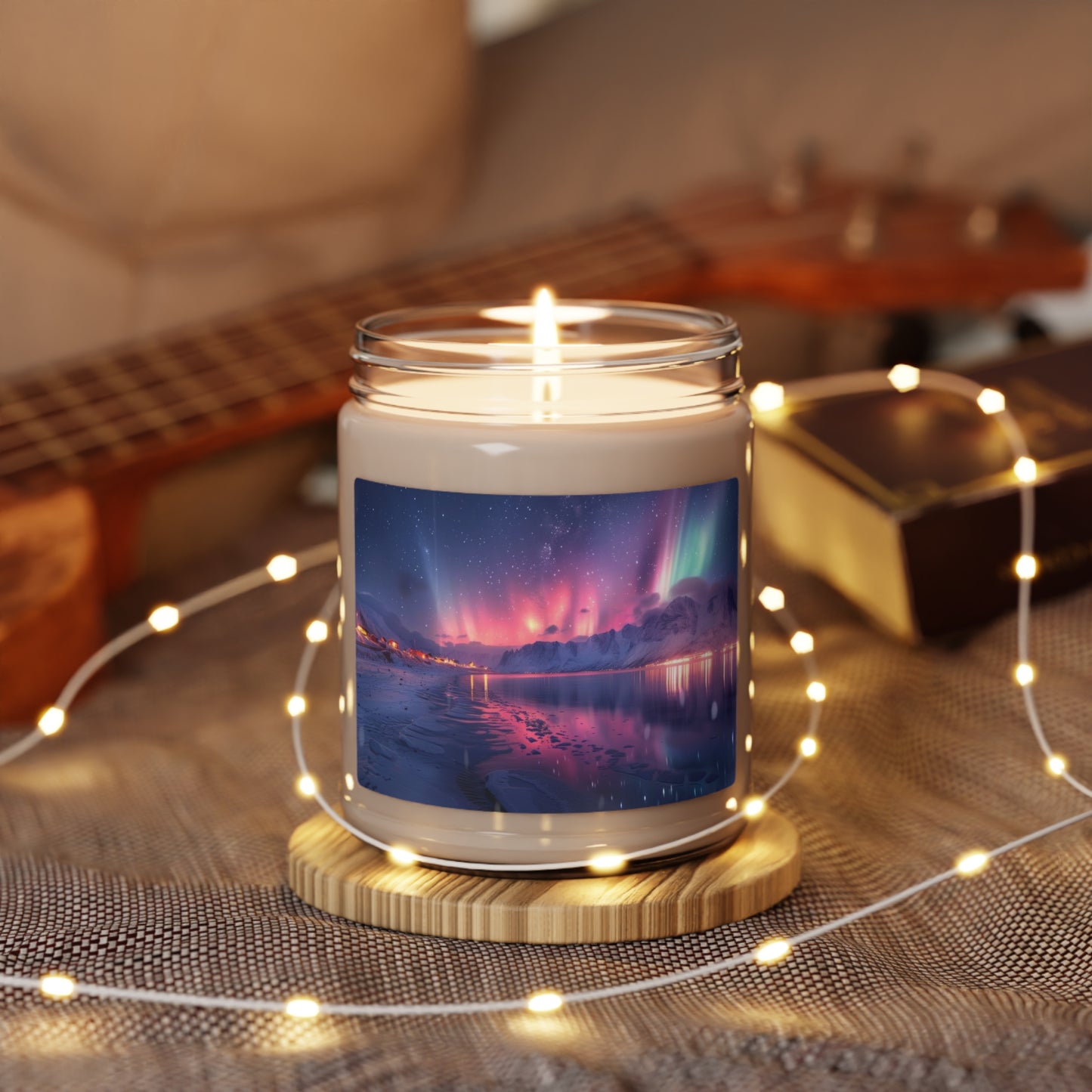 Lumient | Scented Soy Candle | 9oz | Aurora Borealis View - Northern Light Souvenir | Night Sky Charm | Amazing Soft Scents | Perfect Aurora Lovers Gift