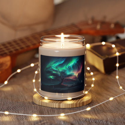 Lumient | Scented Soy Candle | 9oz | Aurora Borealis View - Northern Light Souvenir | Night Sky Charm | Amazing Soft Scents | Perfect Aurora Lovers Gift