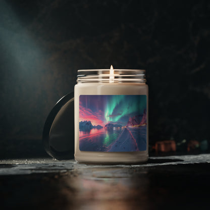 Lumient | Scented Soy Candle | 9oz | Aurora Borealis View - Northern Light Souvenir | Night Sky Charm | Amazing Soft Scents | Perfect Aurora Lovers Gift