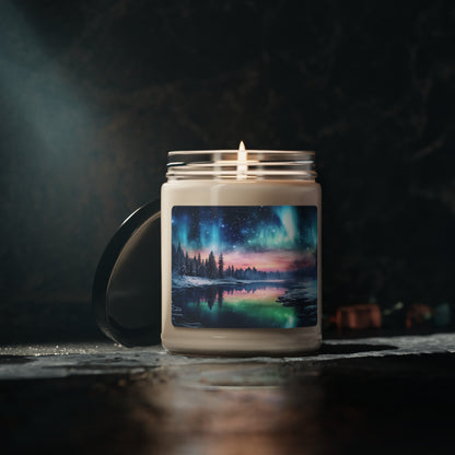 Lumient | Scented Soy Candle | 9oz | Aurora Borealis View - Northern Light Souvenir | Night Sky Charm | Amazing Soft Scents | Perfect Aurora Lovers Gift