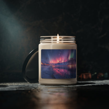 Lumient | Scented Soy Candle | 9oz | Aurora Borealis View - Northern Light Souvenir | Night Sky Charm | Amazing Soft Scents | Perfect Aurora Lovers Gift