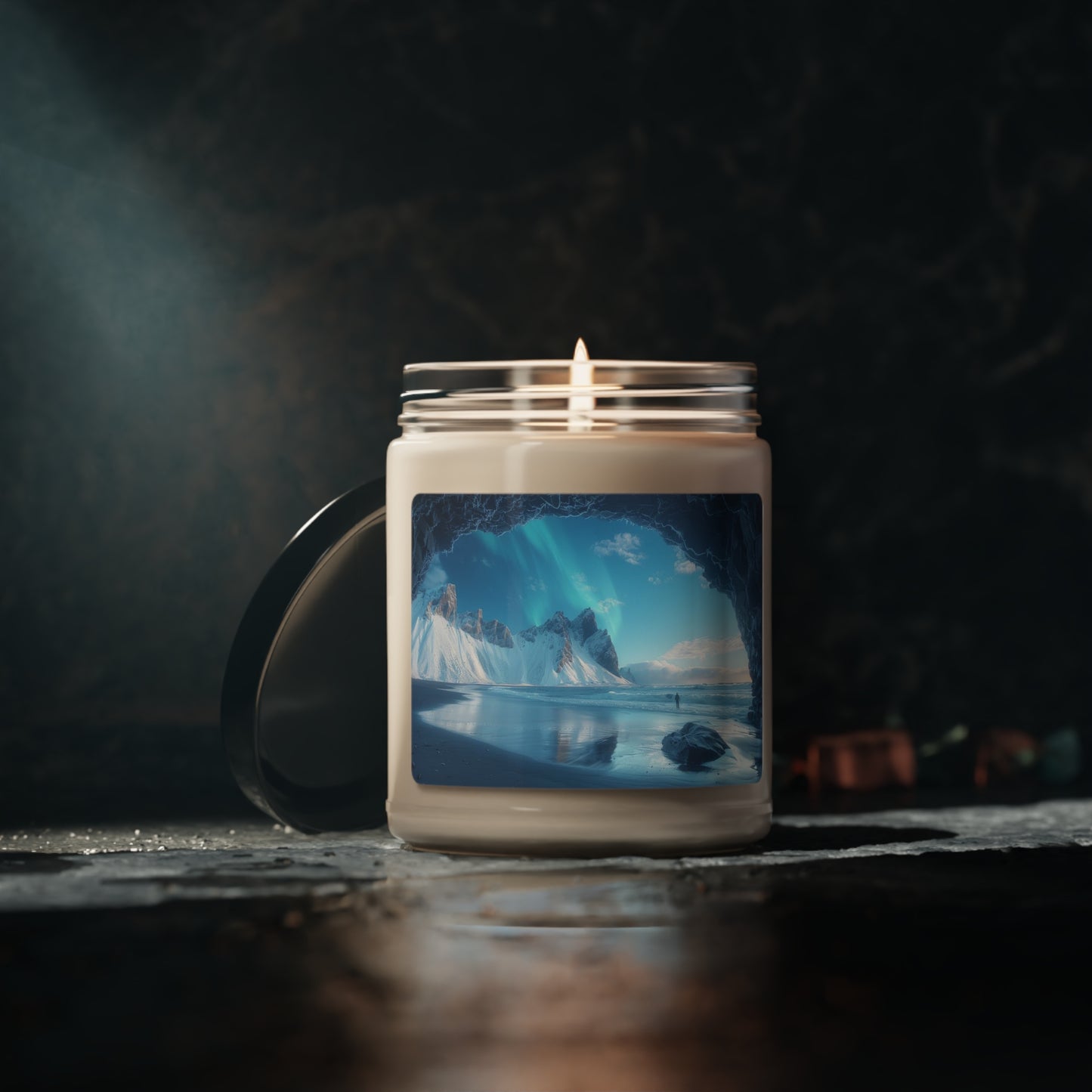 Lumient | Scented Soy Candle | 9oz | Aurora Borealis View - Northern Light Souvenir | Night Sky Charm | Amazing Soft Scents | Perfect Aurora Lovers Gift