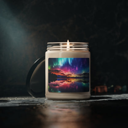 Lumient | Scented Soy Candle | 9oz | Aurora Borealis View - Northern Light Souvenir | Night Sky Charm | Amazing Soft Scents | Perfect Aurora Lovers Gift