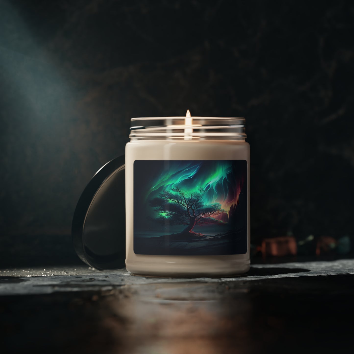 Lumient | Scented Soy Candle | 9oz | Aurora Borealis View - Northern Light Souvenir | Night Sky Charm | Amazing Soft Scents | Perfect Aurora Lovers Gift