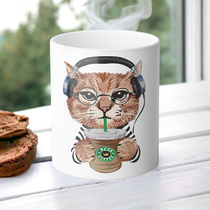 Enchanting Cat Kitten Heat Sensitive Mug - Lovely Pet Magic Morphing Mug 11oz - Coffee Tea Cup - Perfect Gift for Pet Lovers 1