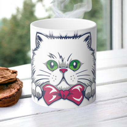 Enchanting Cat Kitten Heat Sensitive Mug - Lovely Pet Magic Morphing Mug 11oz - Coffee Tea Cup - Perfect Gift for Pet Lovers 1