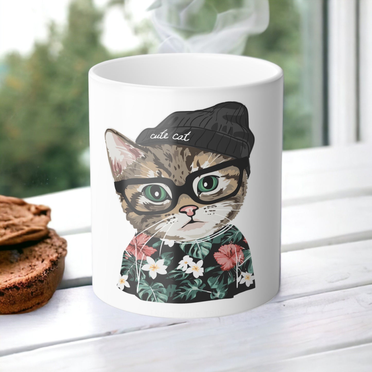 Enchanting Cat Kitten Heat Sensitive Mug - Lovely Pet Magic Morphing Mug 11oz - Coffee Tea Cup - Perfect Gift for Pet Lovers 1