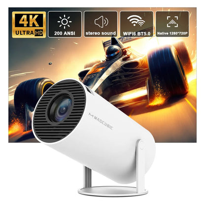 Magcubic Projector HY300 PRO 4K Android 11 Dual Wifi6 260ANSI Allwinner H713 BT5.0 1080P 1280*720P Home Cinema Outdoor Projector