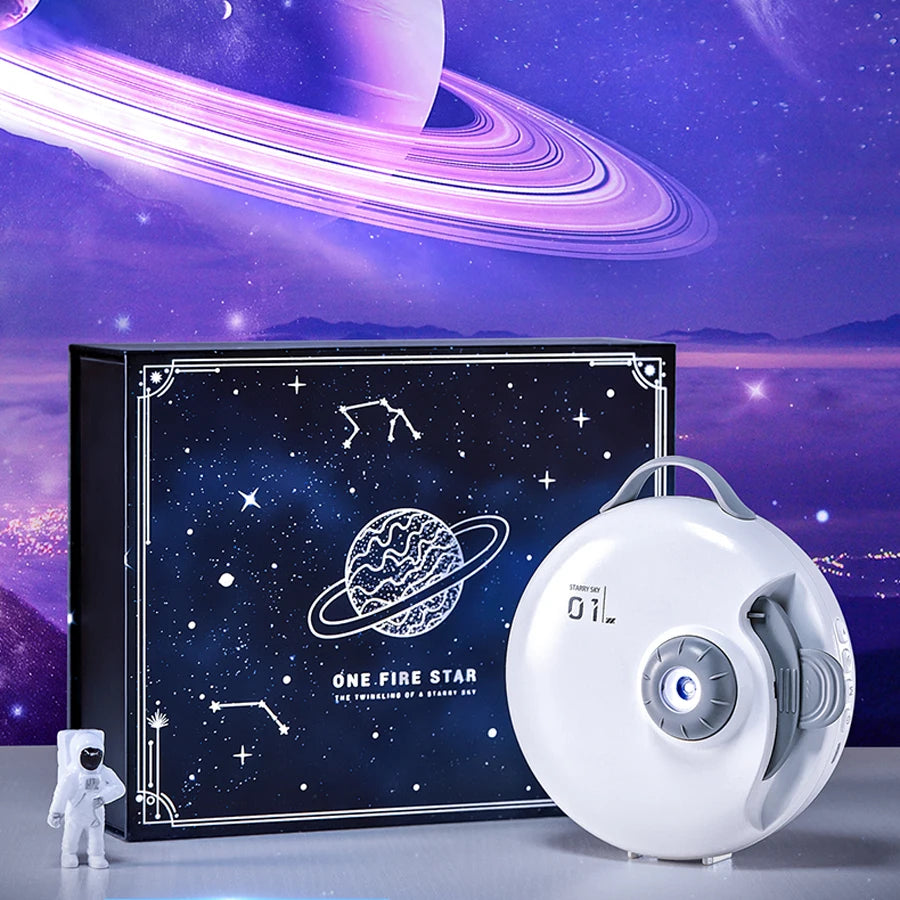 32 IN 1 Galaxy Star Projector Starry Sky Night Light Rechargeable Rotating Nightlights For Decorative Luminaires Children's Gift