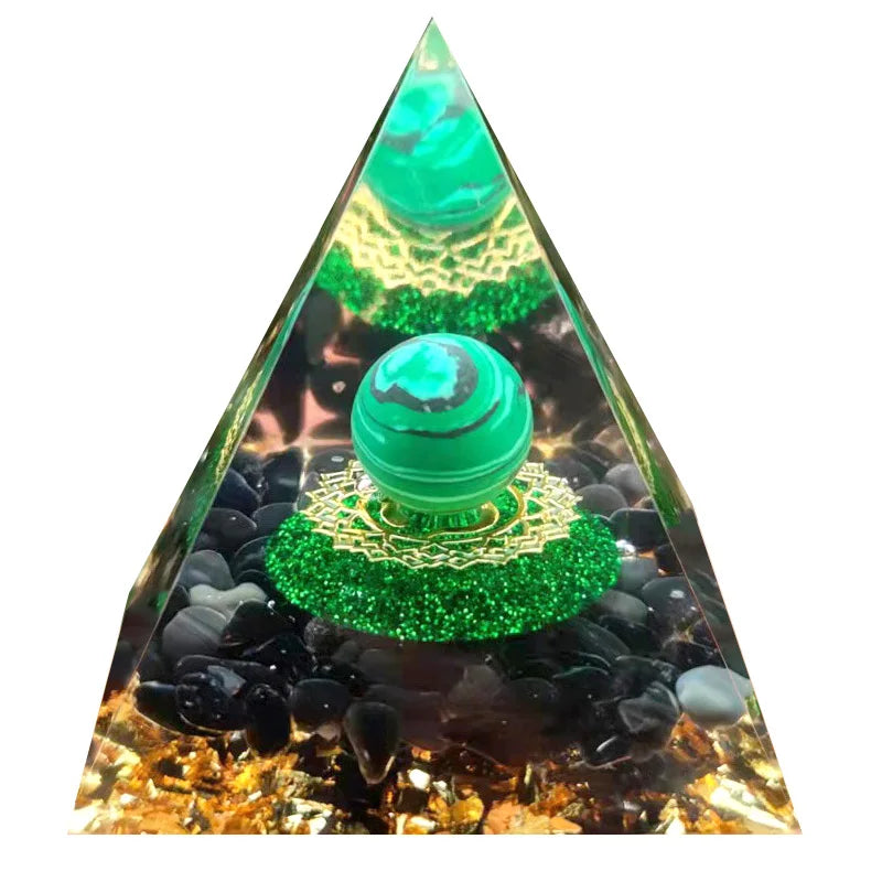 Enigmatic Crystals Pyramid Natural Stone Masterpiece Home Office Decoration Ornaments Crafts Decor Gifts