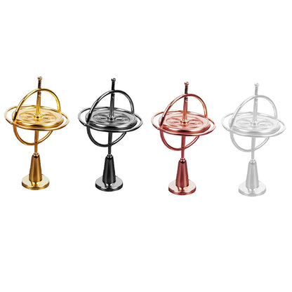 Self-balancing Gyroscope Anti-gravity Decompression Educational Toy Six Generations Colorful Finger Gyroscope Gift For Astronomy Lovers