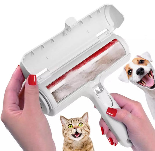 Pet Hair Remover Roller - Dog & Cat Fur Remover with Self-Cleaning Base - Efficient Animal Hair Removal Tool - Perfect for Furniture