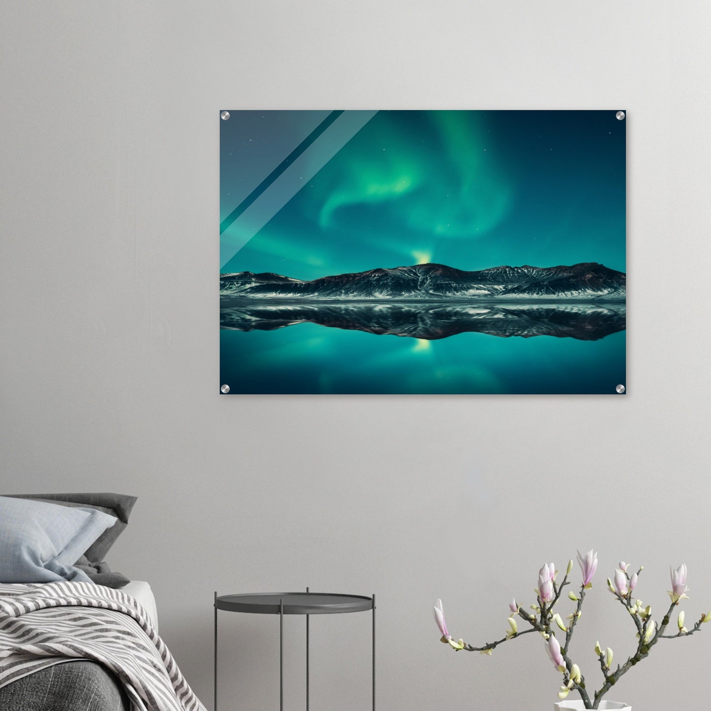 Unique Aurora Borealis Acrylic Prints - Multi Size Personalized Northern Light View - Modern Wall Art - Perfect Aurora Lovers Gift 4
