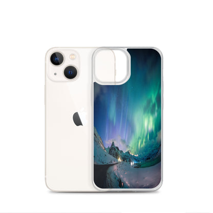Unique Aurora Borealis iPhone Cover Case - Northern Light Phone Cover Case - Clear Case for iPhone - Perfect Aurora Lovers Gift 8