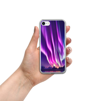 Unique Aurora Borealis iPhone Cover Case - Northern Light Phone Cover Case - Clear Case for iPhone - Perfect Aurora Lovers Gift 1