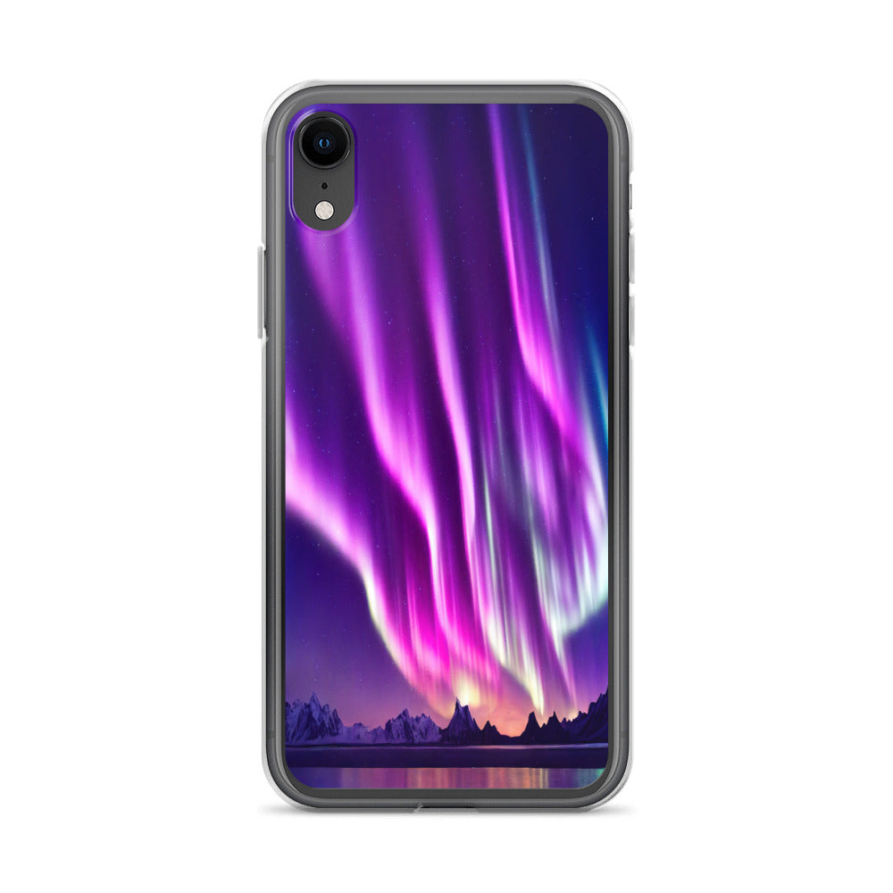 Unique Aurora Borealis iPhone Cover Case - Northern Light Phone Cover Case - Étui transparent pour iPhone - Perfect Aurora Lovers Gift 1