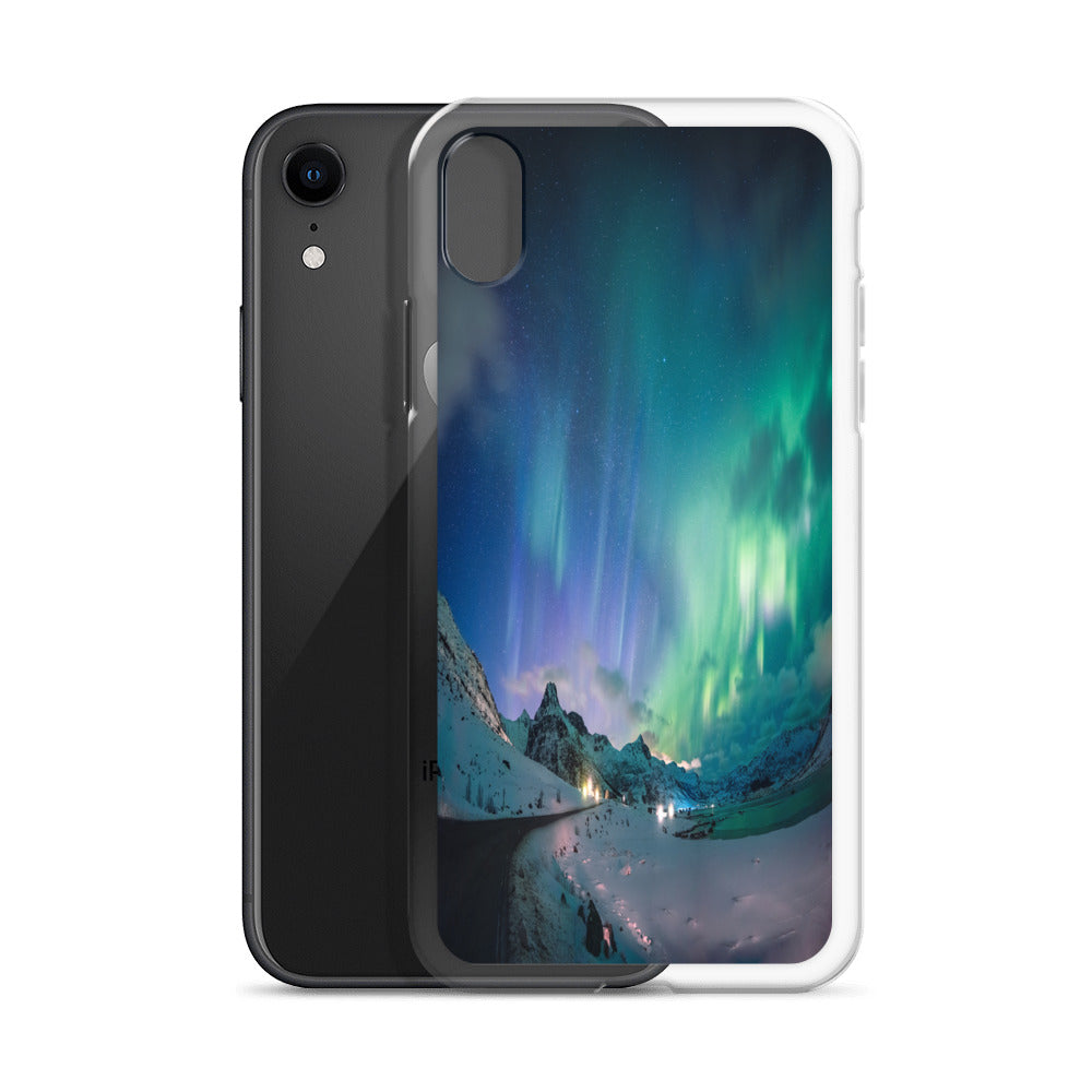 Unique Aurora Borealis iPhone Cover Case - Northern Light Phone Cover Case - Clear Case for iPhone - Perfect Aurora Lovers Gift 8