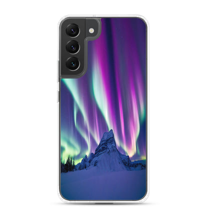Unique Aurora Borealis Samsung Cover Case - Northern Light Phone Cover Case - Clear Case for Samsung Galaxy - Perfect Aurora Lovers Gift 4