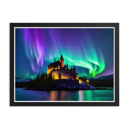 Enchanting Aurora Borealis Framed Posters - Multi Size Personalized Northern Light View - Modern Wall Art - Perfect Aurora Lovers Gift 13