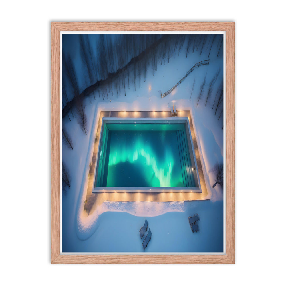 Enchanting Aurora Borealis Framed Posters - Multi Size Personalized Northern Light View - Modern Wall Art - Perfect Aurora Lovers Gift 10