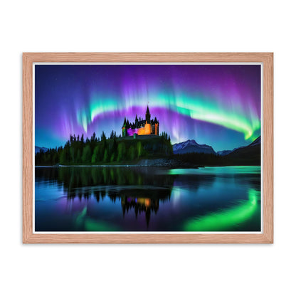 Enchanting Aurora Borealis Framed Posters - Multi Size Personalized Northern Light View - Modern Wall Art - Perfect Aurora Lovers Gift 17