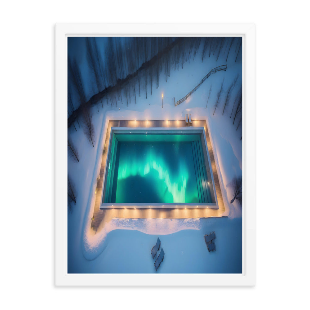 Enchanting Aurora Borealis Framed Posters - Multi Size Personalized Northern Light View - Modern Wall Art - Perfect Aurora Lovers Gift 10